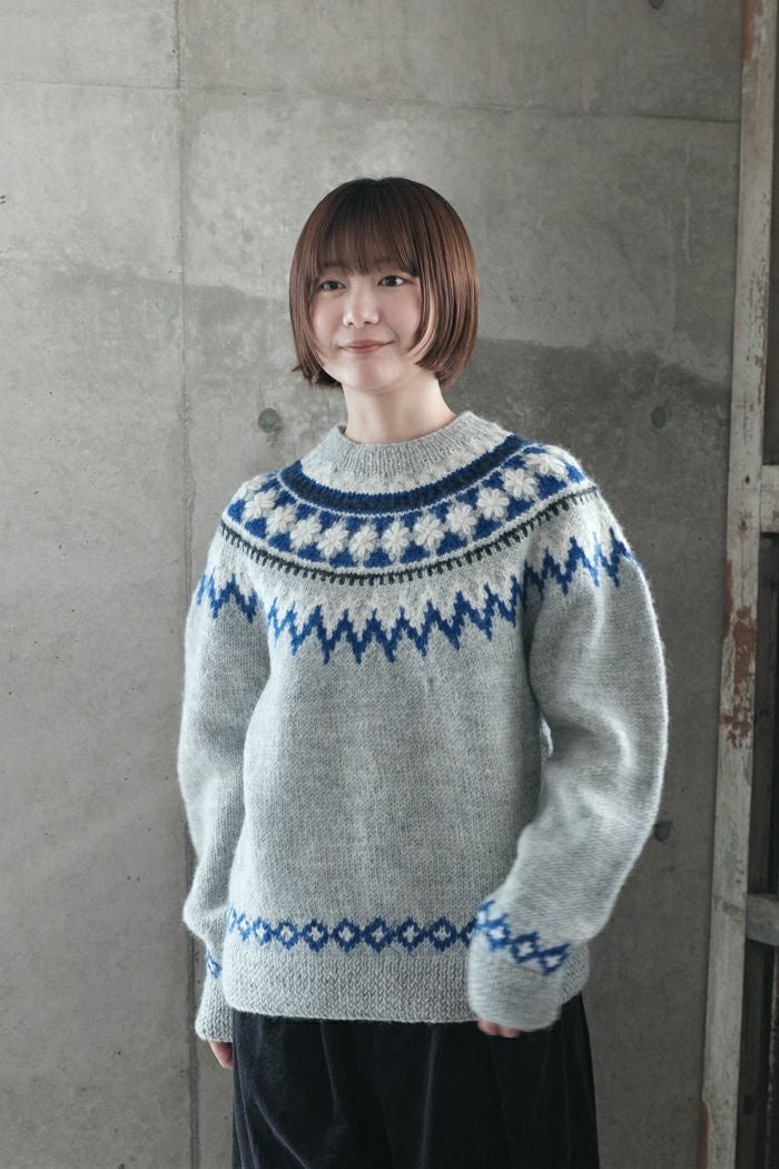 bulle de savon ビュルデサボン ネパール ハンドニット ジグザグジャ