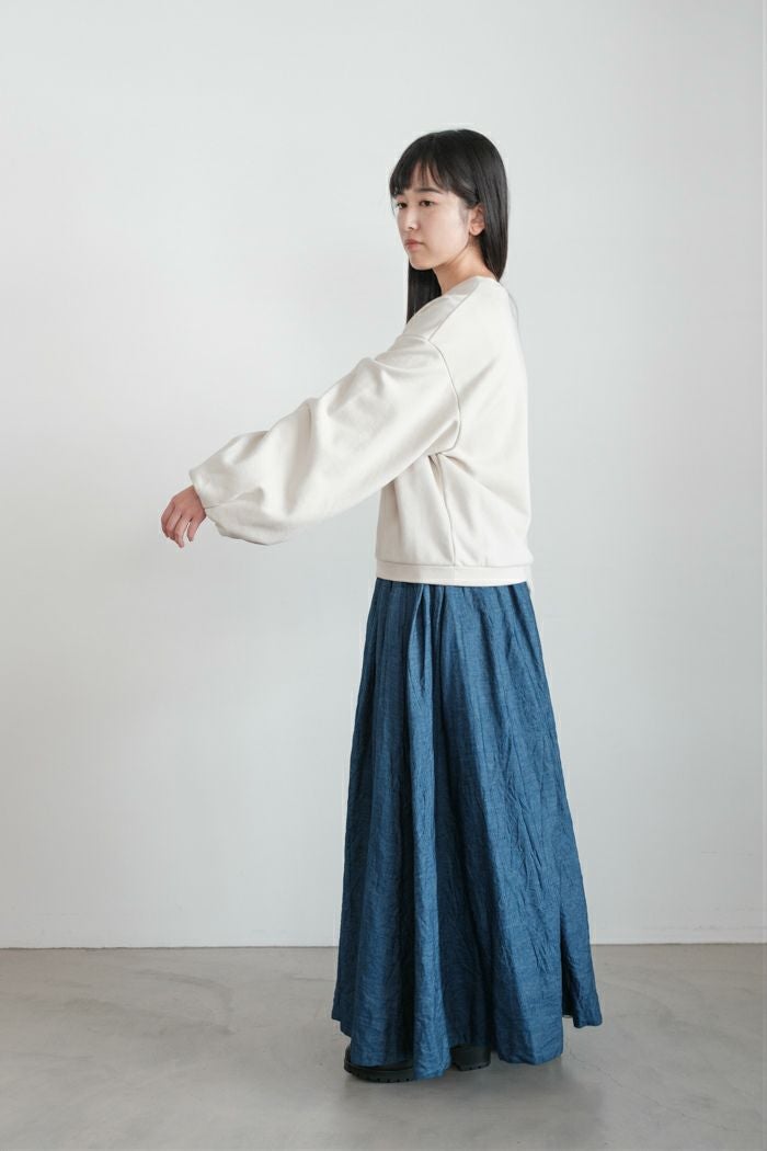 Gauze# ガーゼ ボリュームスリーブ裏毛プルオーバー(25AW) | T.T. GARRET