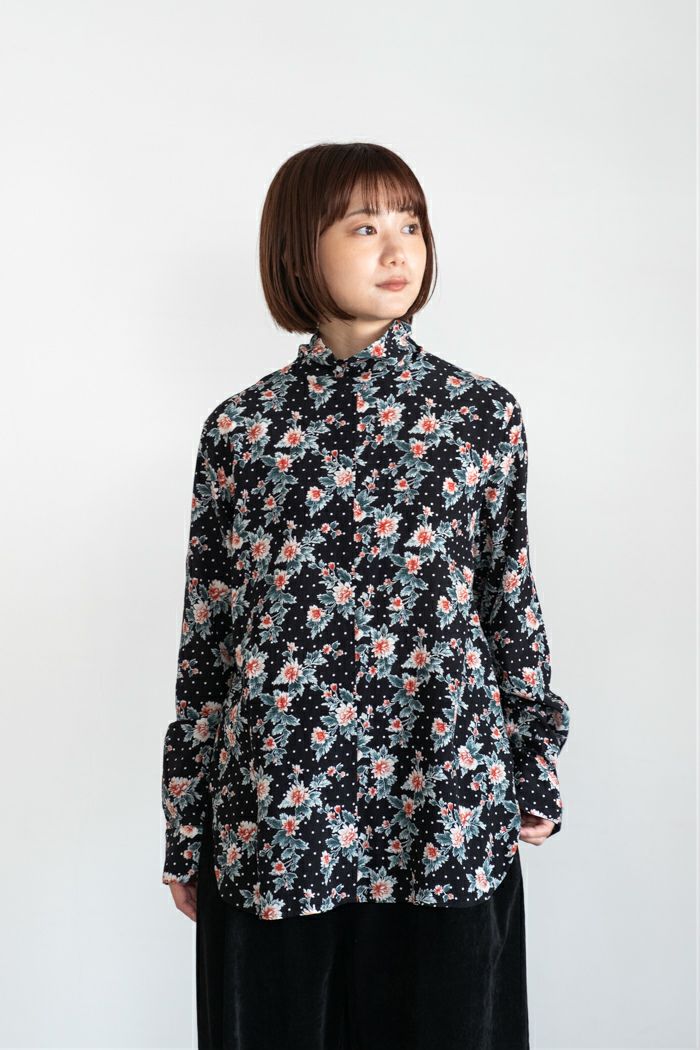 qiri キリ 花野風 jacquard blouse(25AW) | T.T. GARRET