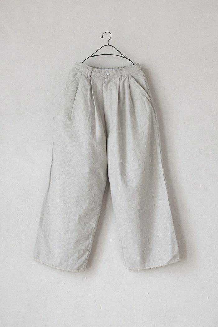 ARTE POVERA アルテポーヴェラ 120Zデニム 2タックパンツ(25AW) | T.T.