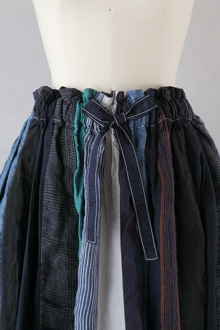 ARTE POVERA アルテポーヴェラ リネン＆コットンMIX ギャザースカート