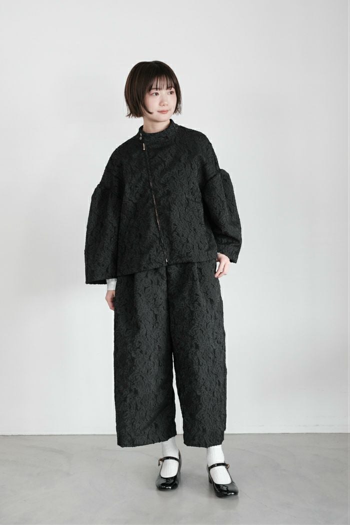 ROBE de PEAU ローブデポー カミーユウールタックパンツ(25AW) | T.T.