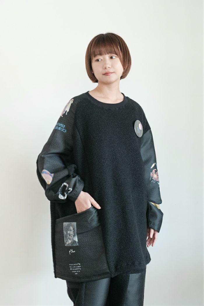 【新品タグ付き】STOFストフ ストール（Flagments JQstole) STOF ストフ FLAGMENTS MIX PULLOVER (25AW) | T.T. GARRET