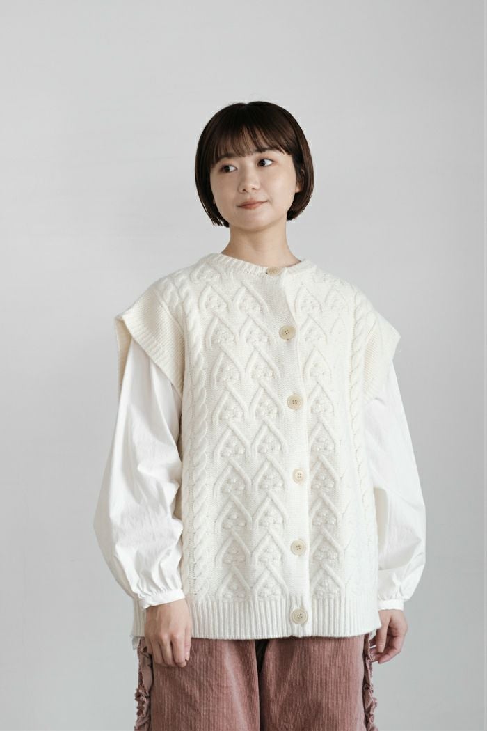 Laboratory ラボレイトリー アノニマスニット2WAYワイドベスト(25AW