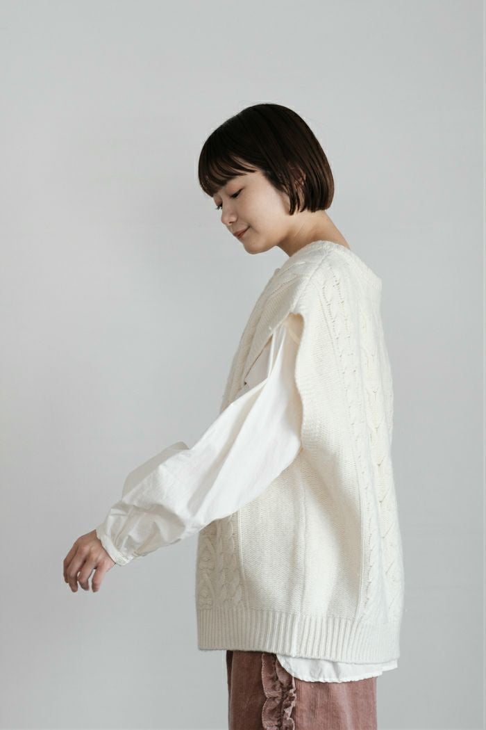 Laboratory ラボレイトリー アノニマスニット2WAYワイドベスト(25AW