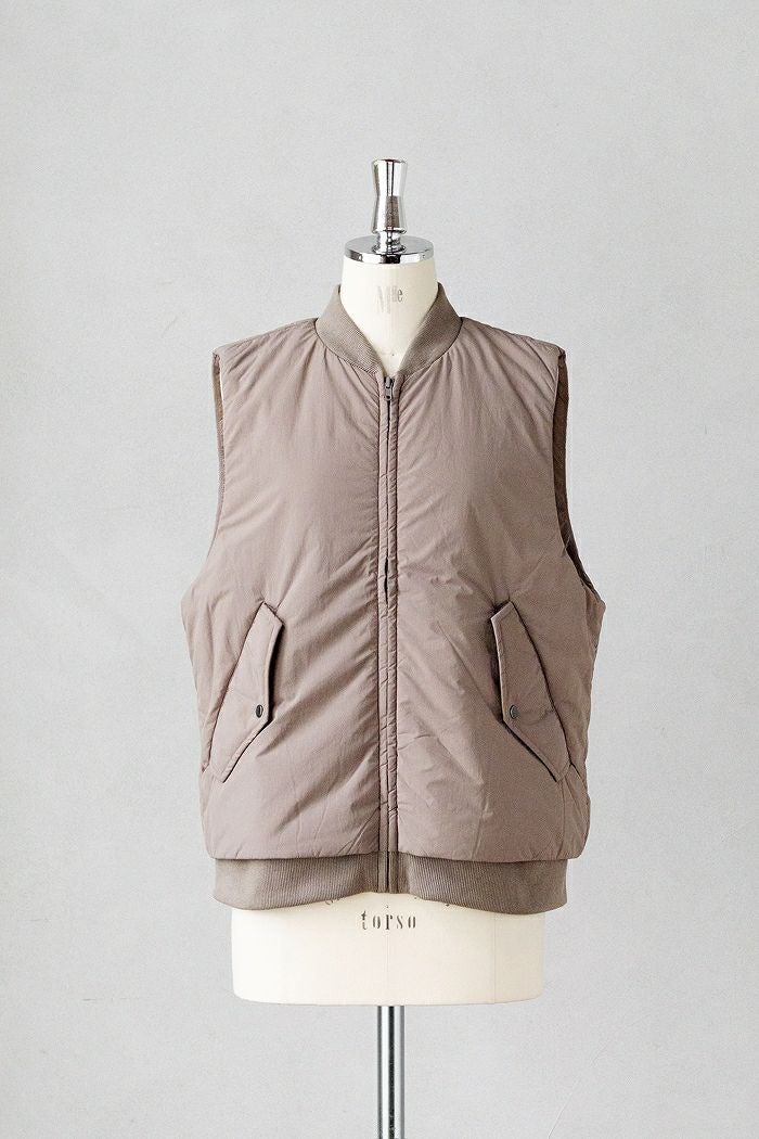 TISSU ティシュナイロンキルティング(発熱中綿) ベスト(25AW) | T.T.