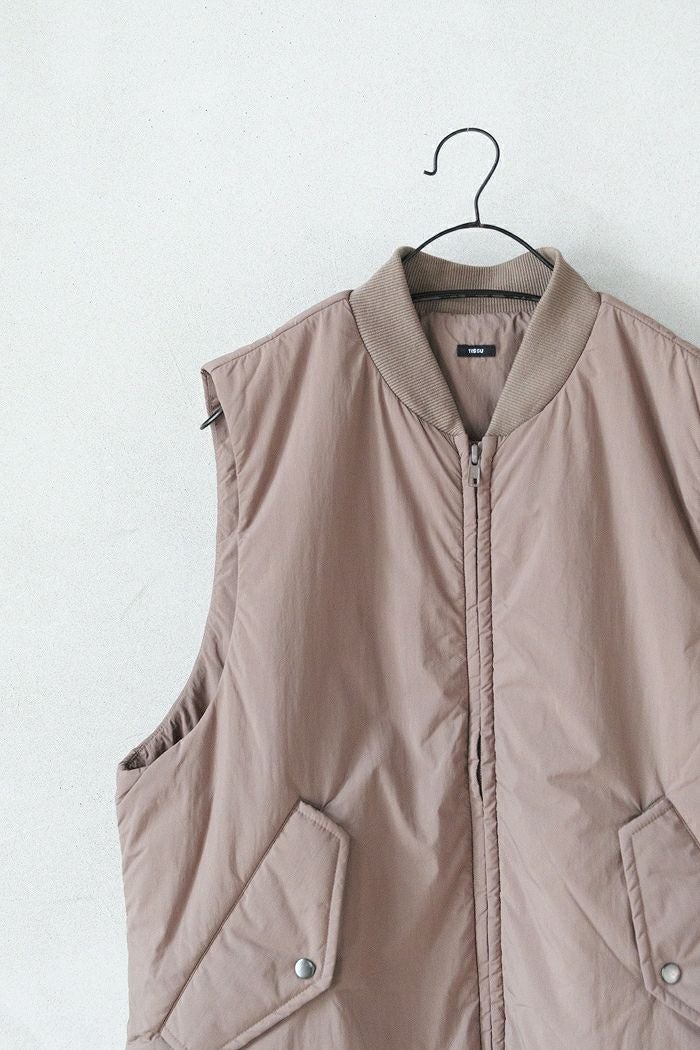 TISSU ティシュナイロンキルティング(発熱中綿) ベスト(25AW) | T.T.
