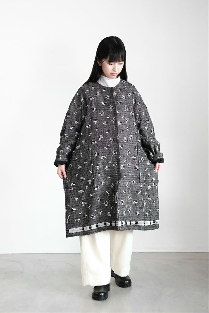 kijinokanosei キジノカノウセイ middle coat -Embryo-(25AW) | T.T.
