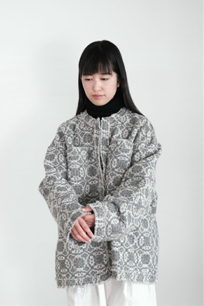 kijinokanosei キジノカノウセイ fringe jacket -hanayuki-(25AW