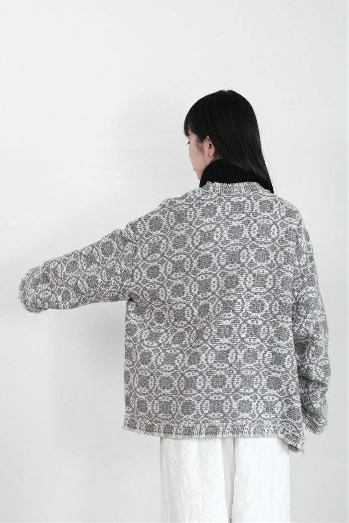 kijinokanosei キジノカノウセイ fringe jacket -hanayuki-(25AW