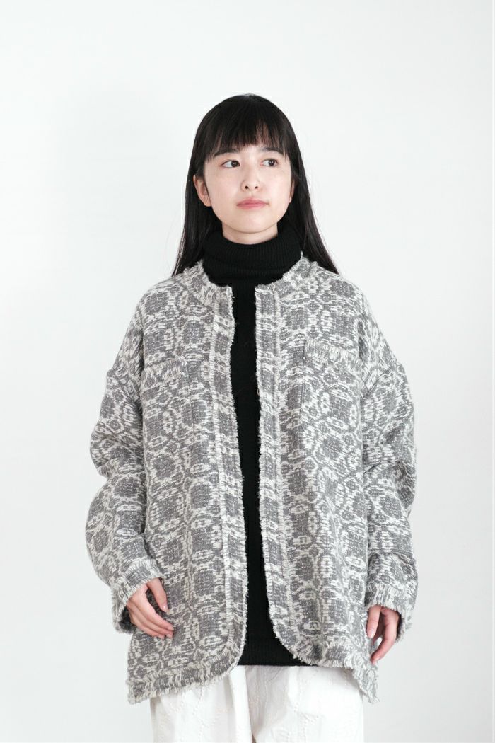 kijinokanosei キジノカノウセイ fringe jacket -hanayuki-(25AW