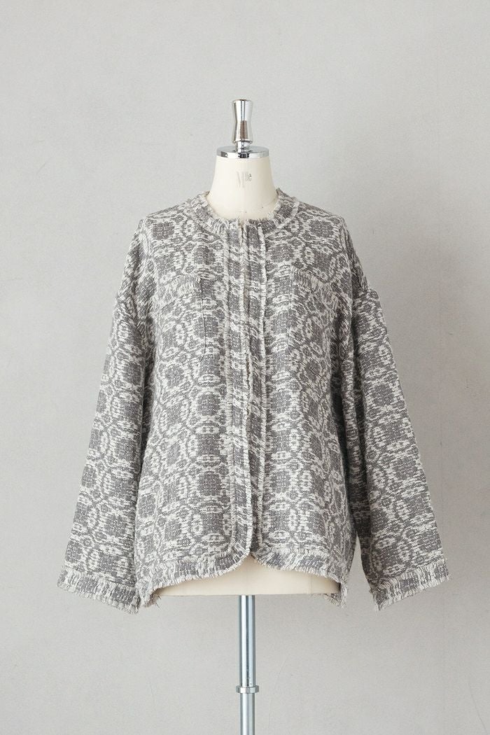 kijinokanosei キジノカノウセイ fringe jacket -hanayuki-(25AW