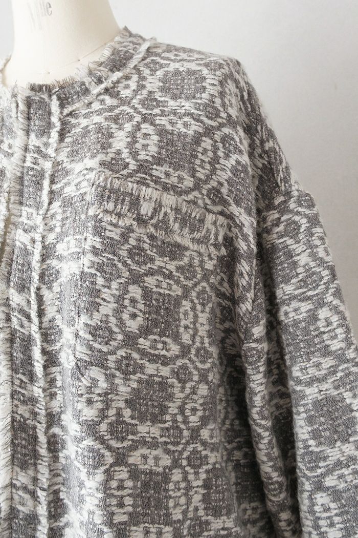 kijinokanosei キジノカノウセイ fringe jacket -hanayuki-(25AW