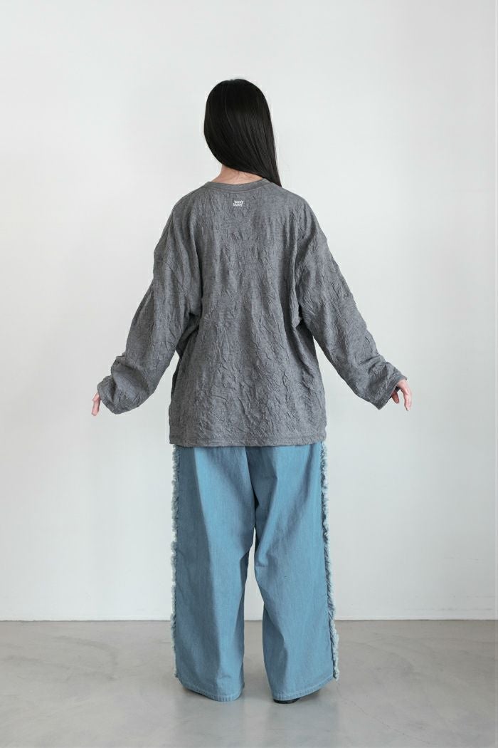 buoy buoy ブイ5.5oz LT DENIM SIDE FRILL PT(25AW) | T.T. GARRET