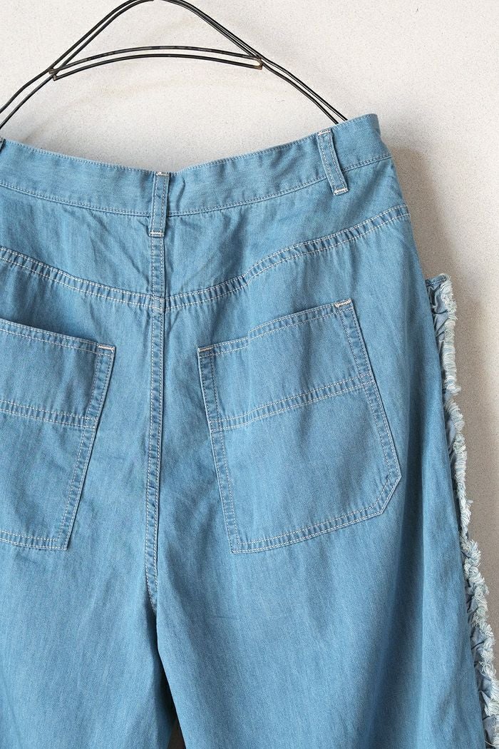 buoy buoy ブイ5.5oz LT DENIM SIDE FRILL PT(25AW) | T.T. GARRET