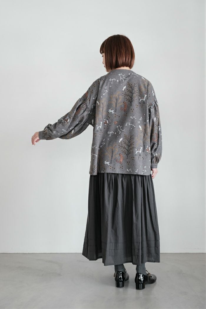 marble SUD マーブルシュッド starry forest ソデシャーリングブラウス