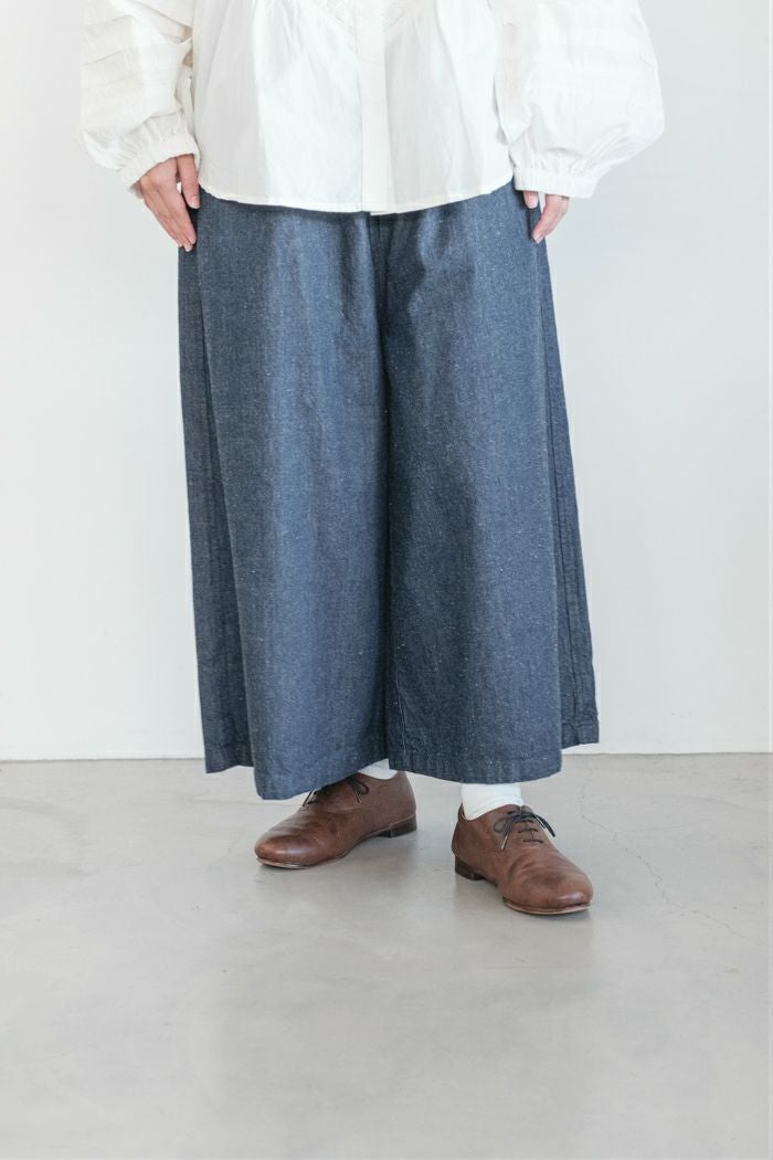 maison de soil メゾン ド ソイル 9.5oz ONE WASH DENIM CULOTTES(25AW