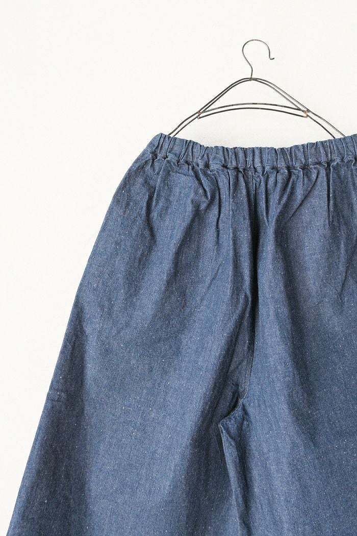 maison de soil メゾン ド ソイル 9.5oz ONE WASH DENIM CULOTTES(25AW
