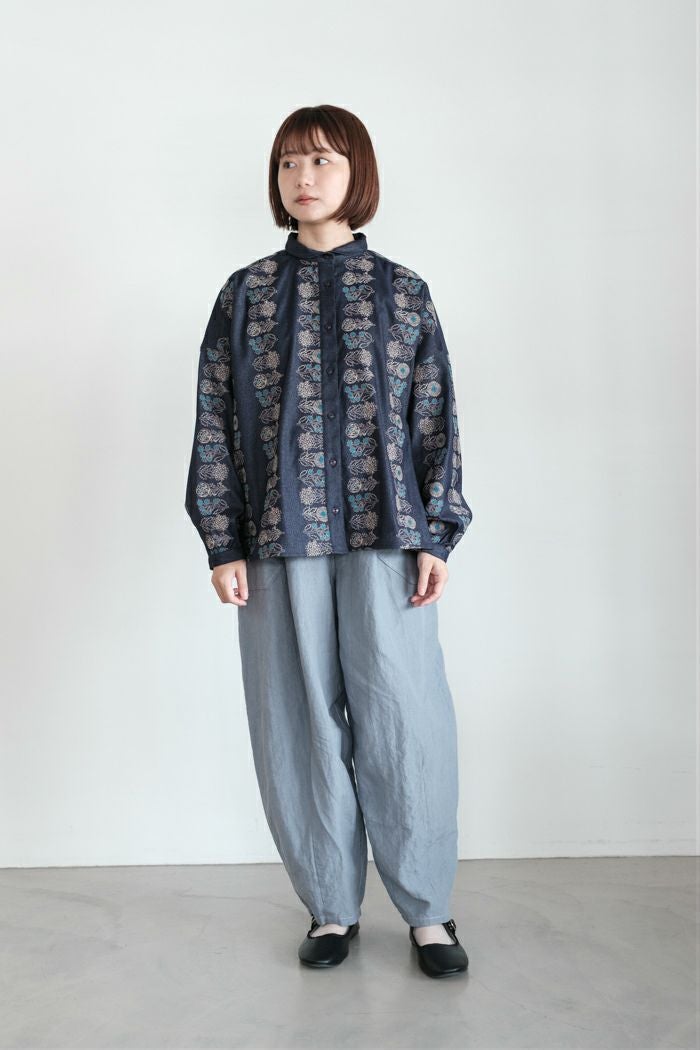 marble SUD マーブルシュッド flower language プチカラーシャツ(25AW