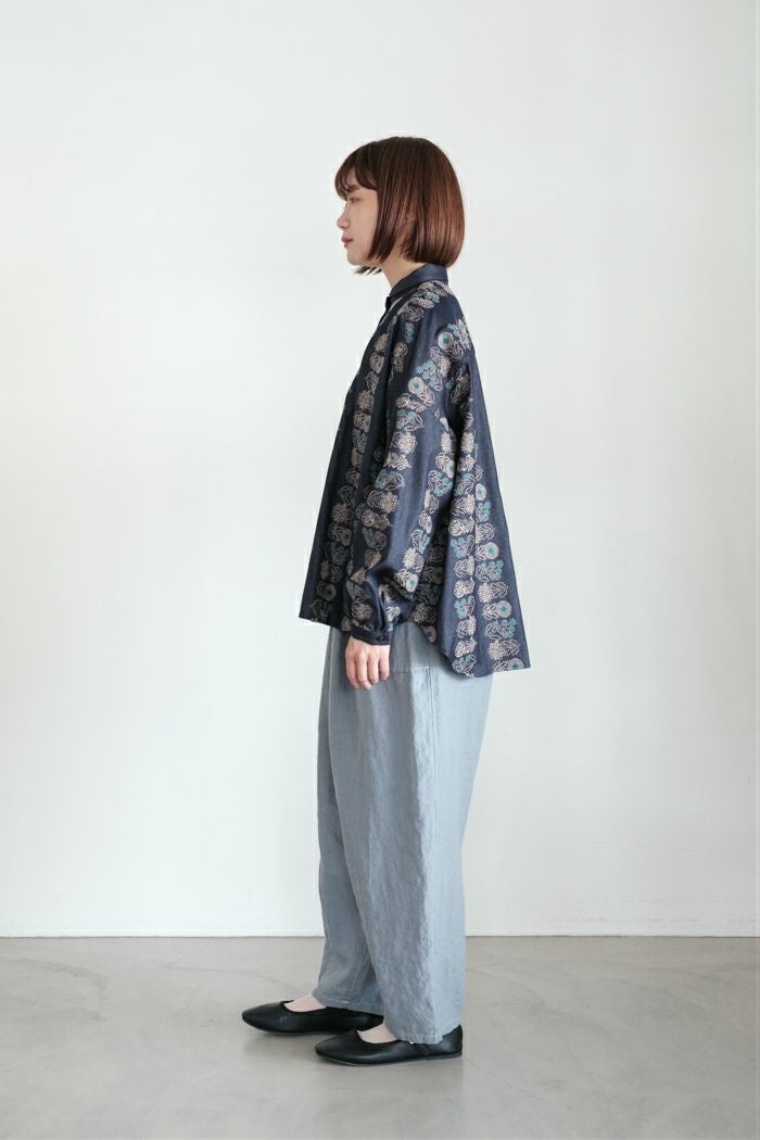 marble SUD マーブルシュッド flower language プチカラーシャツ(25AW