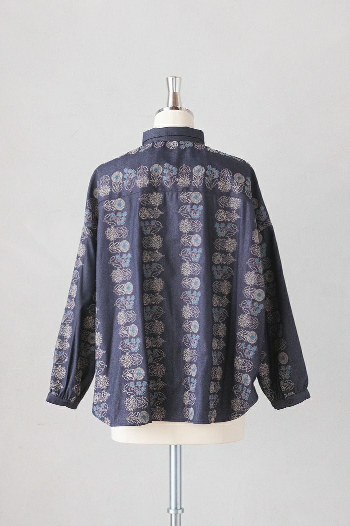marble SUD マーブルシュッド flower language プチカラーシャツ(25AW