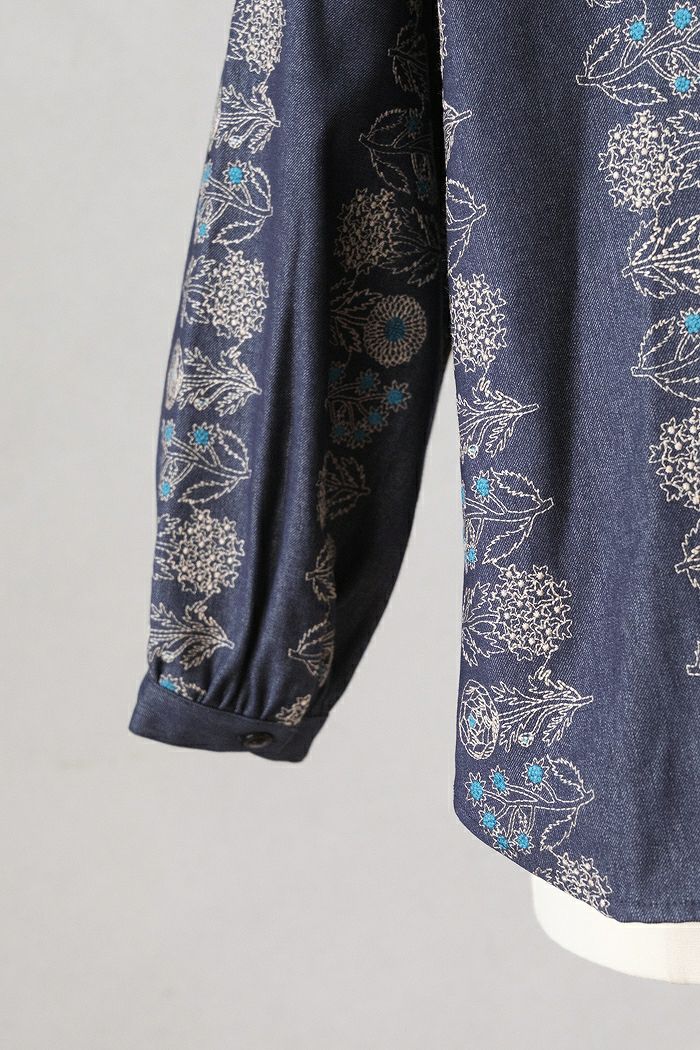 marble SUD マーブルシュッド flower language プチカラーシャツ(25AW