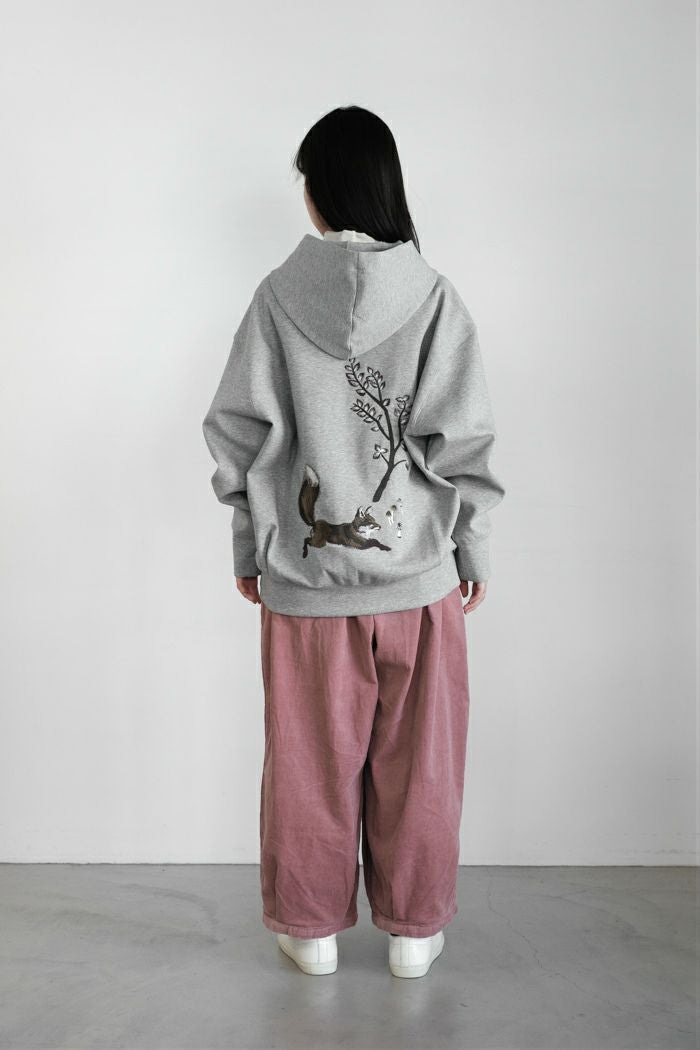 marble SUD マーブルシュッド EMB fox ジップフーディー(25AW) | T.T.
