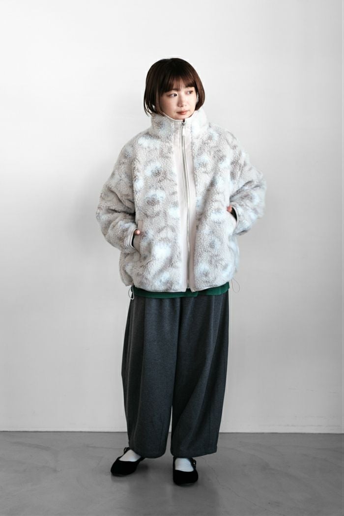 マーブルシュッド　アウター　フワフワフラワー marble SUD マーブルシュッド fuwa fuwa flower ジップアップブルゾン