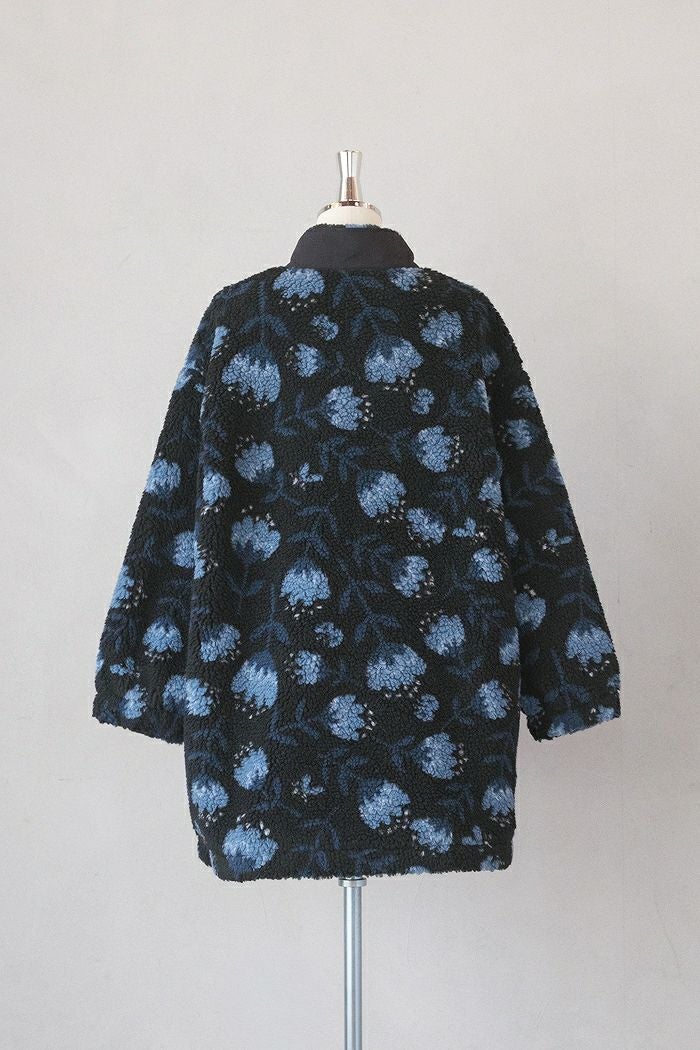 marble SUD マーブルシュッド fuwa fuwa flower スタンドカラーコート 