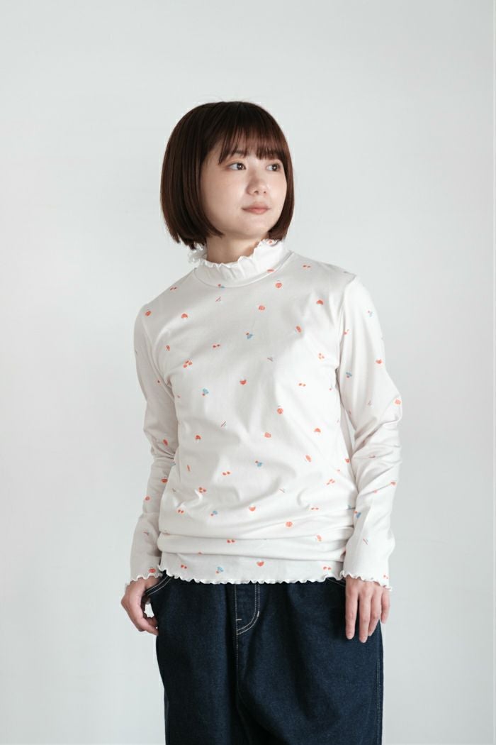 crepuscule クレプスキュール Moss stitch Half Zip Polo (AW) | T.T.