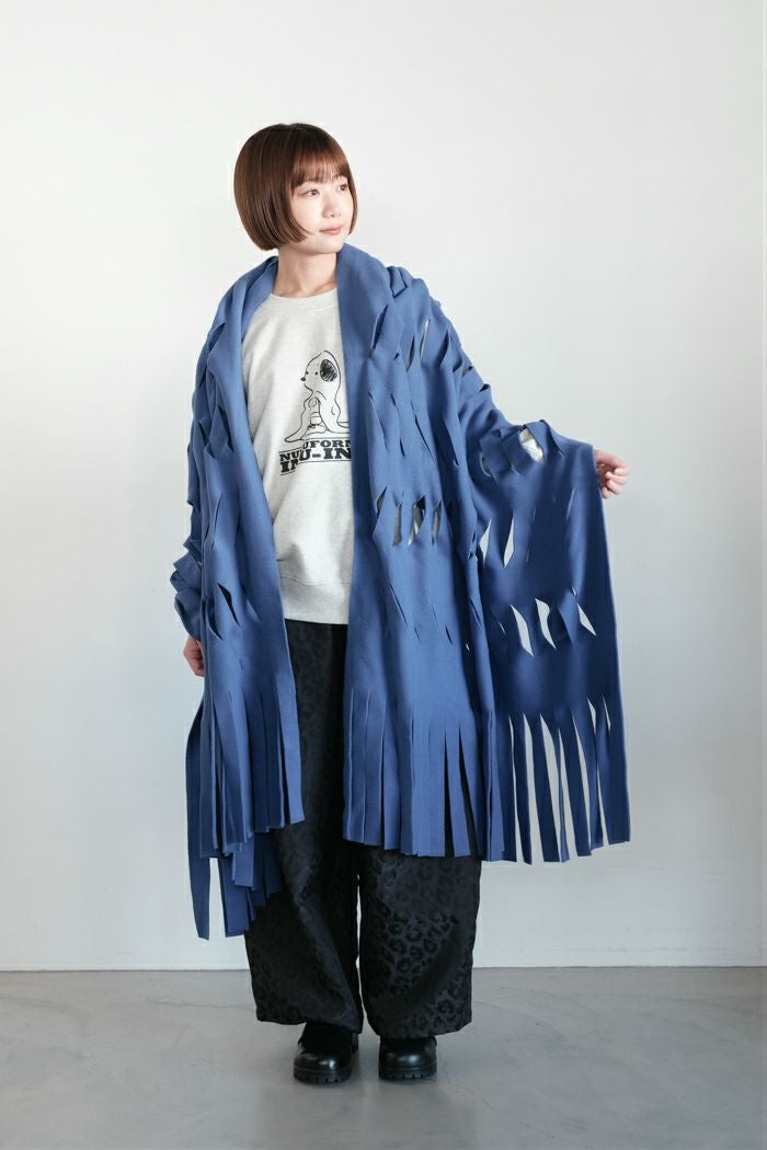 nunuforme ヌヌフォルム ブラックデニムポインテッドパンツ(25AW