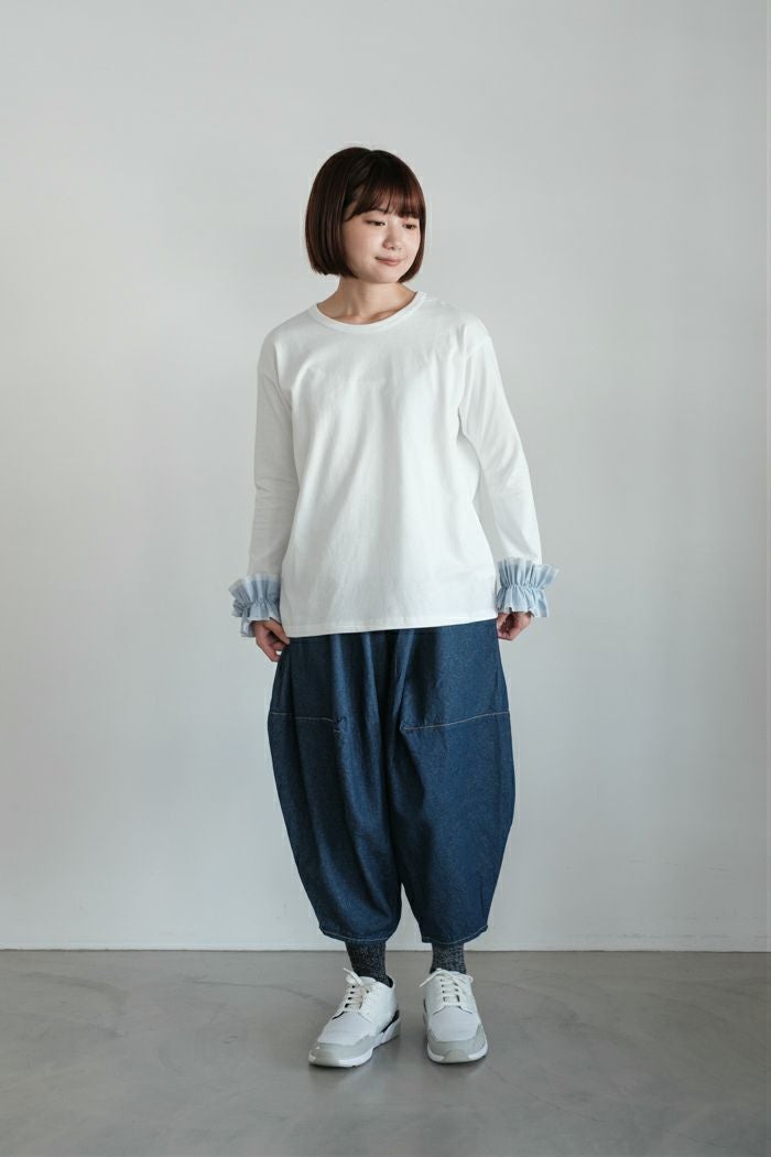 nunuforme ヌヌフォルム デニムポインテッドパンツ(25AW) | T.T. GARRET