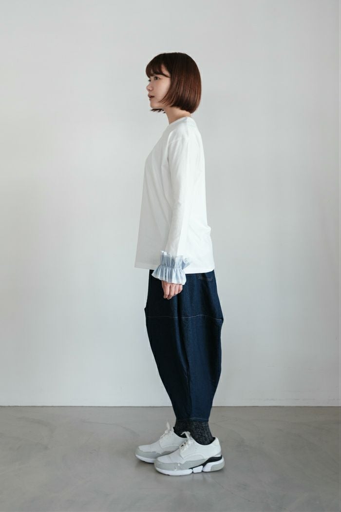 nunuforme デニムパンツ nunuforme ヌヌフォルム デニムポインテッドパンツ(25AW) | T.T. GARRET