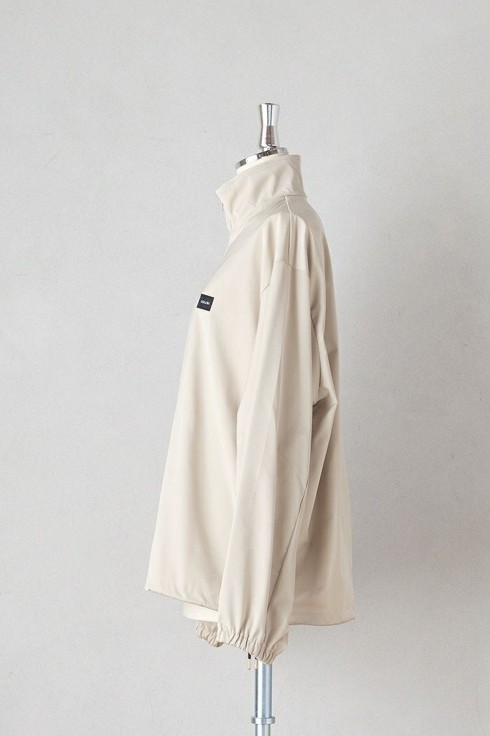 ジャケット・アウター CULLNI 25ss-048 ECRU CULLNI クルニ Double Satin Half Zip Embroidery Patch Pullover(25AW