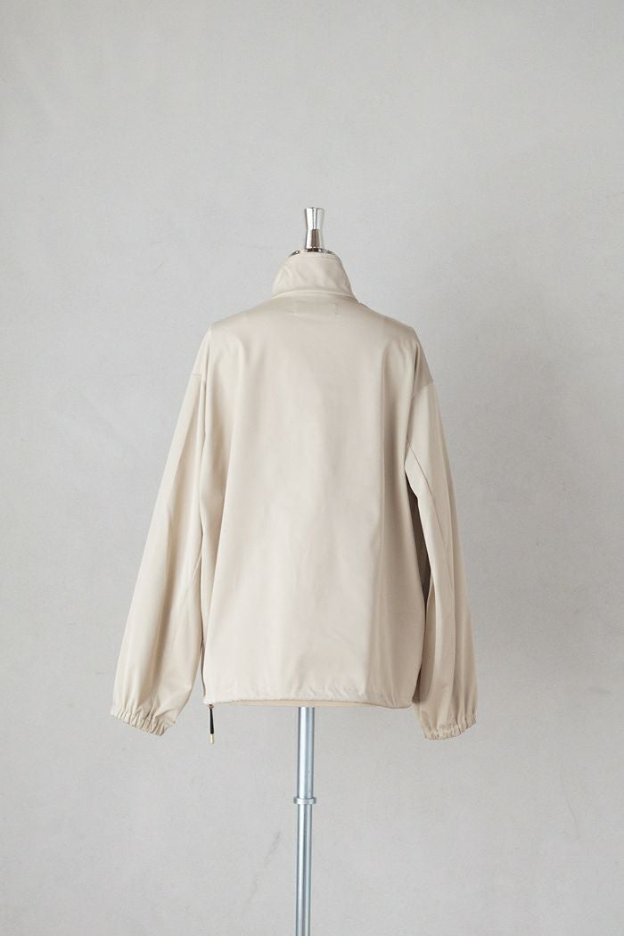 CULLNI クルニ Double Satin Half Zip Embroidery Patch Pullover(25AW