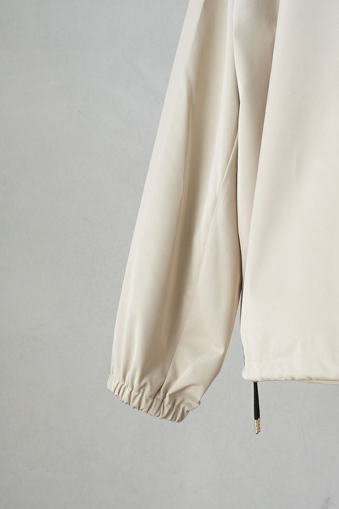 CULLNI クルニ Double Satin Half Zip Embroidery Patch Pullover(25AW