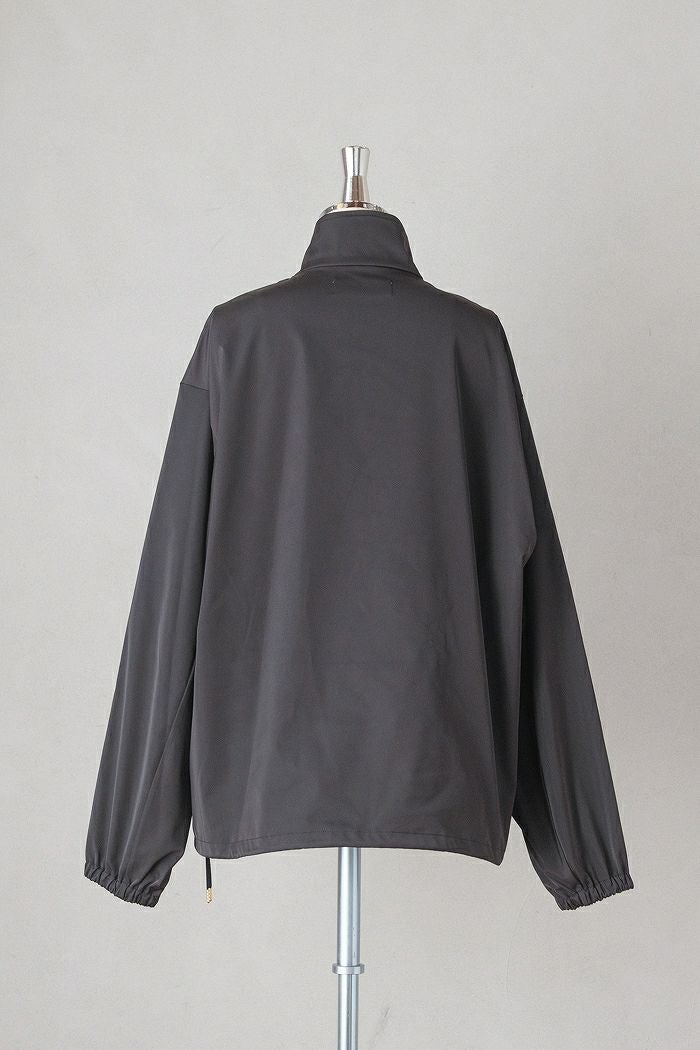 CULLNI クルニ Double Satin Half Zip Embroidery Patch Pullover(25AW