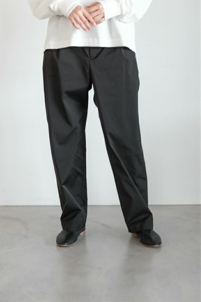 CULLNI サイズ2 CULLNI クルニ Double Satin 2Tuck Drawstring Semi Wide Pants(25AW