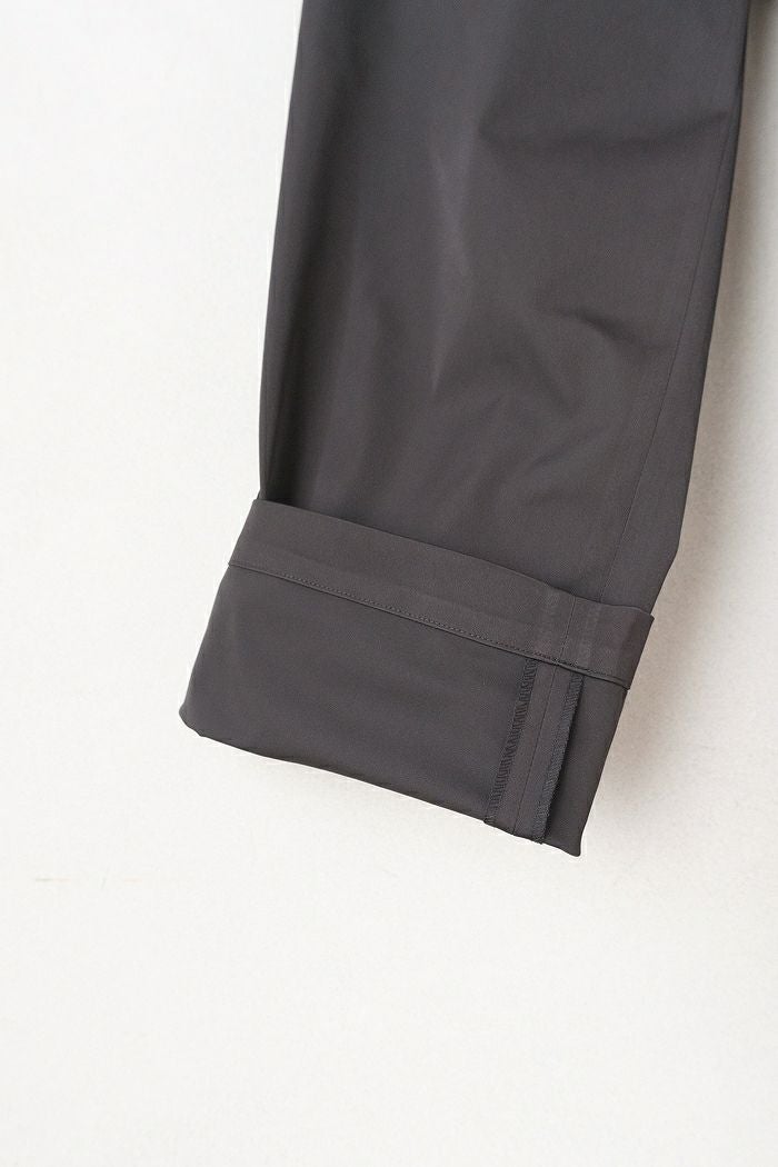 CULLNI クルニ Double Satin 2Tuck Drawstring Semi Wide Pants(25AW