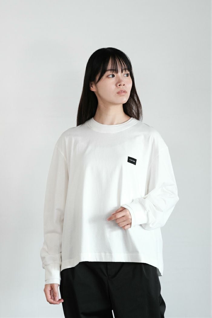 CULLNI クルニ Layerd Rib Embroidery Patch Sleeve Pullover(25AW