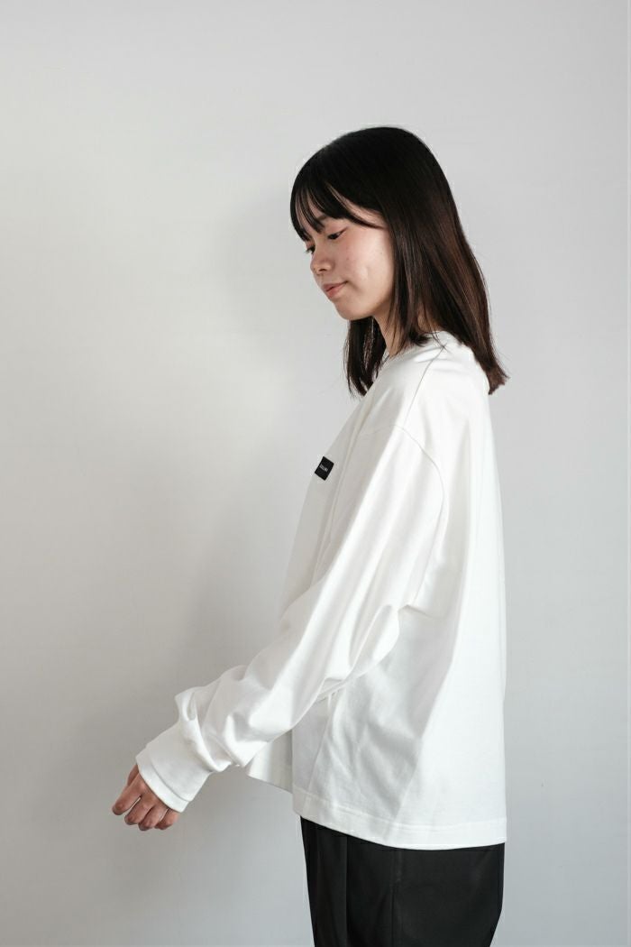 CULLNI クルニ Layerd Rib Embroidery Patch Sleeve Pullover(25AW