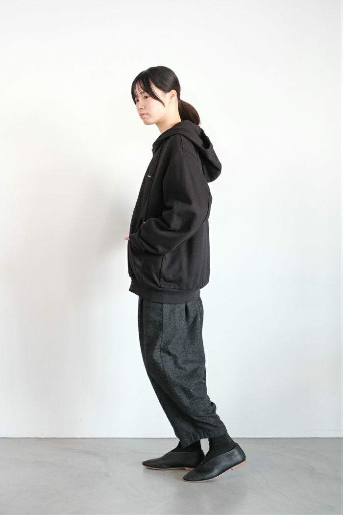 CULLNI クルニ French Terry Embroidery Patch Zip Up Hoodie(25AW