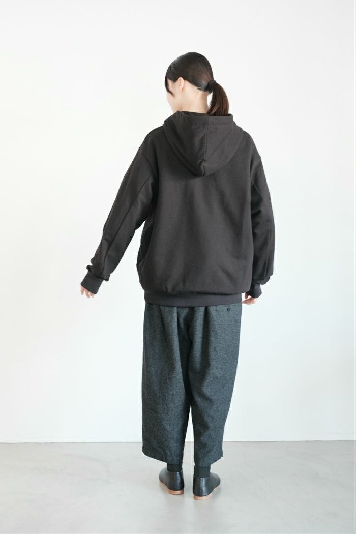 CULLNI クルニ French Terry Embroidery Patch Zip Up Hoodie(25AW