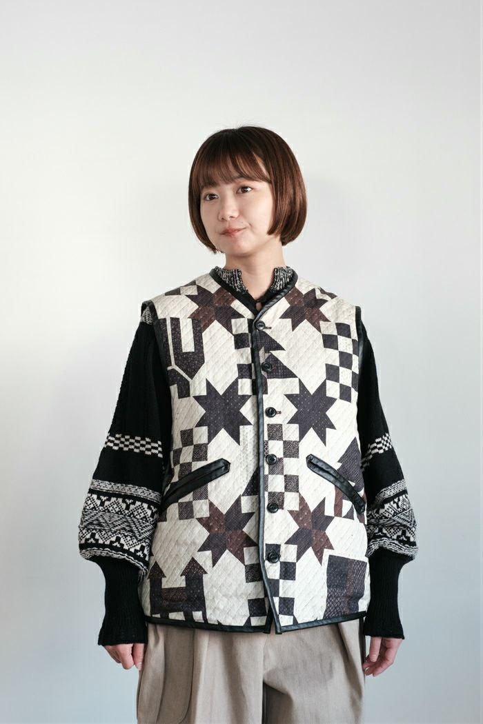 ASEEDONCLOUD アシードンクラウド Reversible uniform vest(25AW