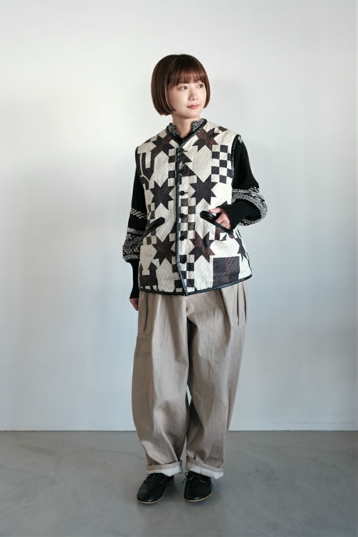 ASEEDONCLOUD アシードンクラウド Reversible uniform vest(25AW