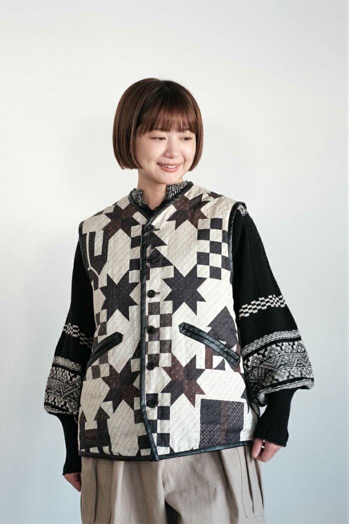 ASEEDONCLOUD アシードンクラウド Reversible uniform vest(25AW