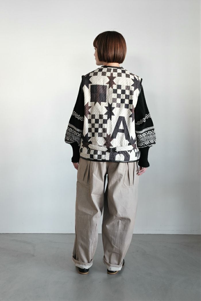ASEEDONCLOUD アシードンクラウド Reversible uniform vest(25AW