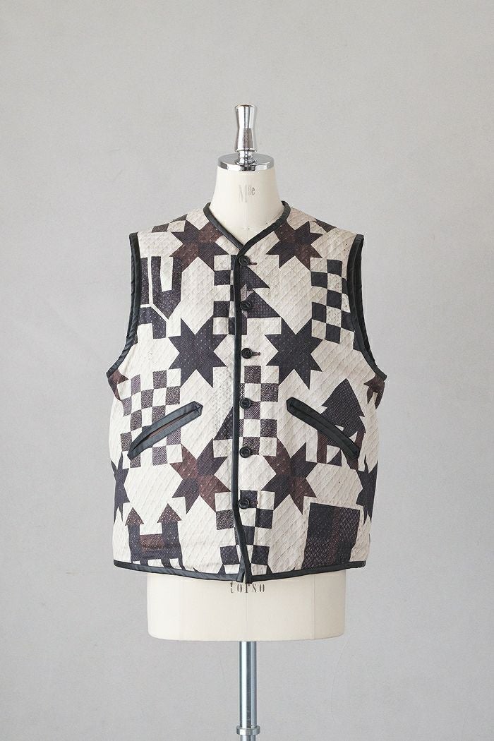 ASEEDONCLOUD アシードンクラウド Reversible uniform vest(25AW