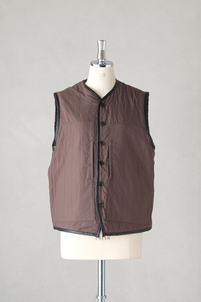 ASEEDONCLOUD アシードンクラウド Reversible uniform vest(25AW