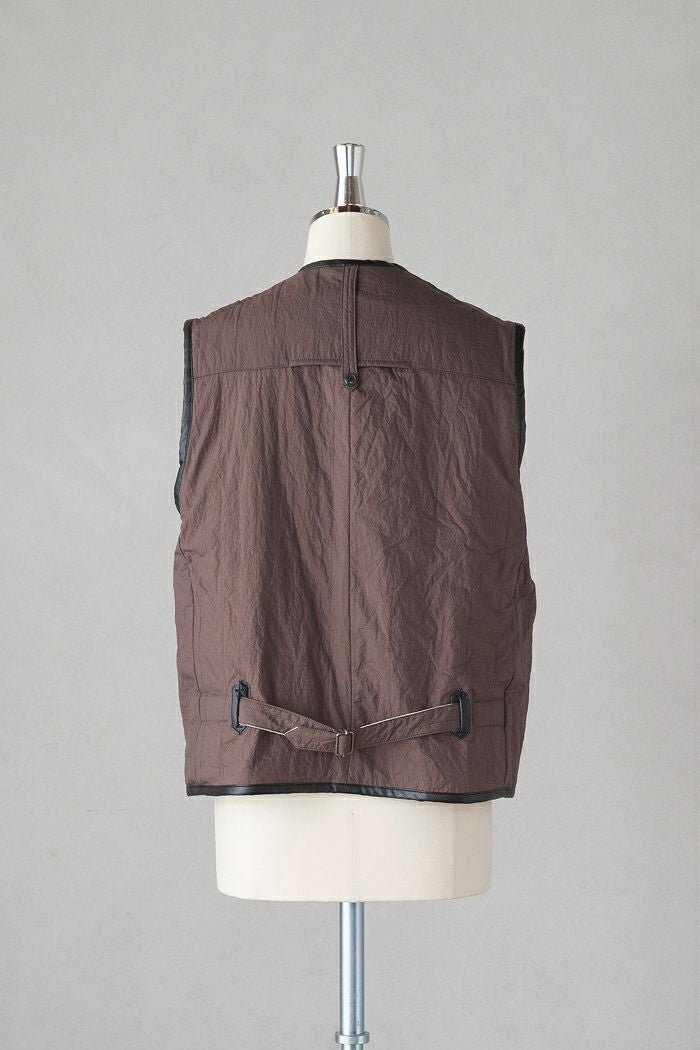 ASEEDONCLOUD アシードンクラウド Reversible uniform vest(25AW